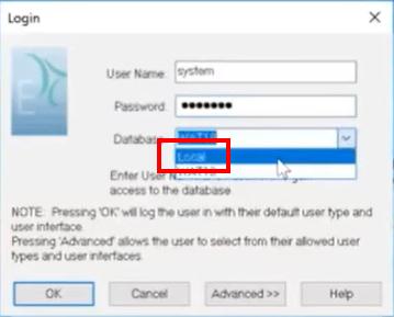 Figure 23 - Waters Empower – Local Database Login